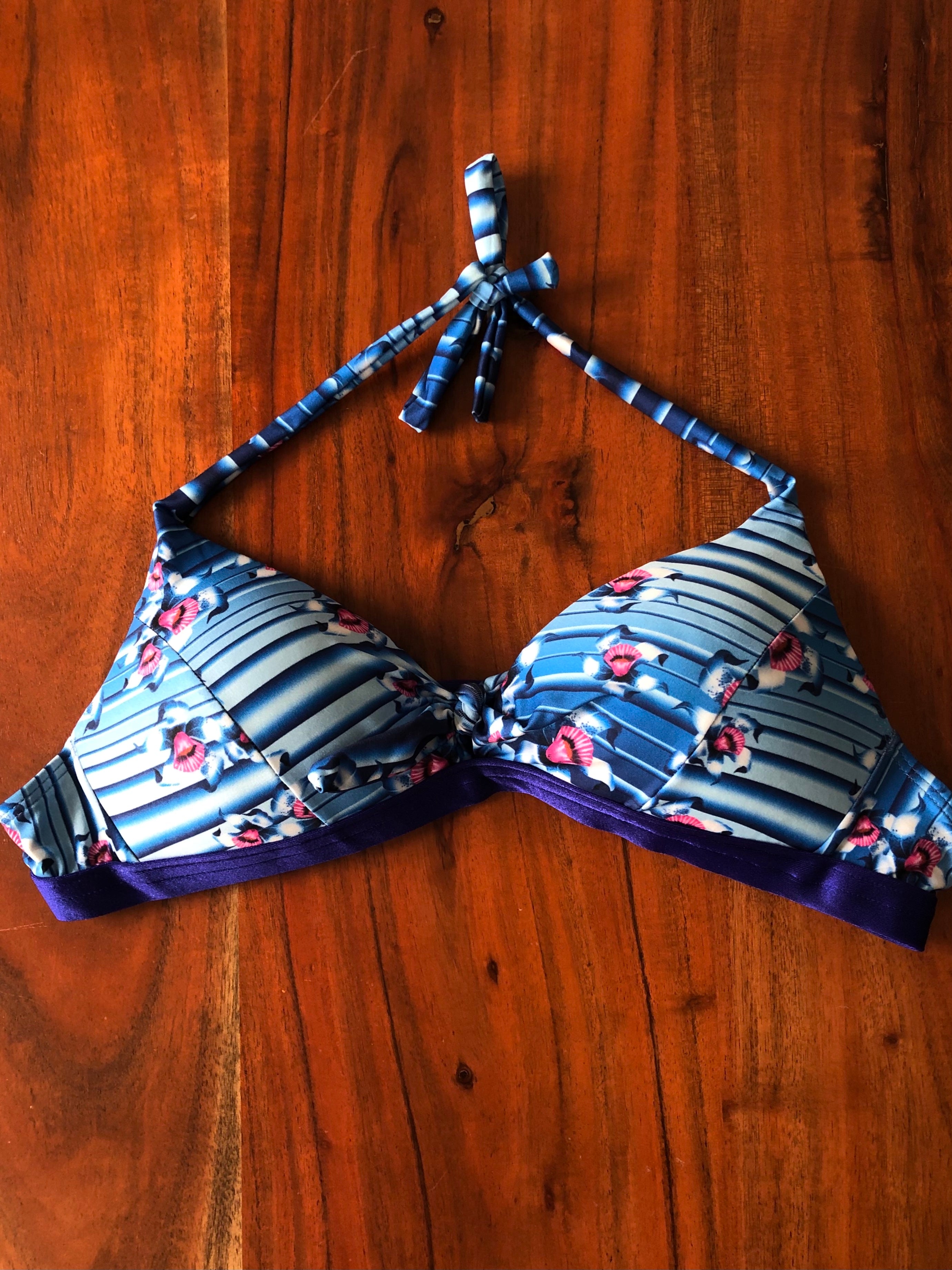 Bikini Set Streifen & Blumen