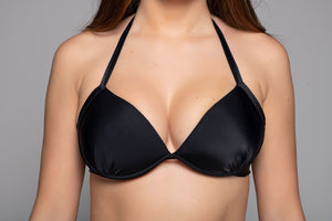 Black balconette top - underwired